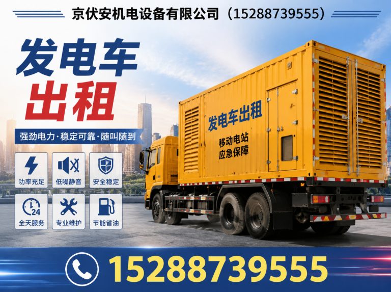 汉中发电机出租展示图